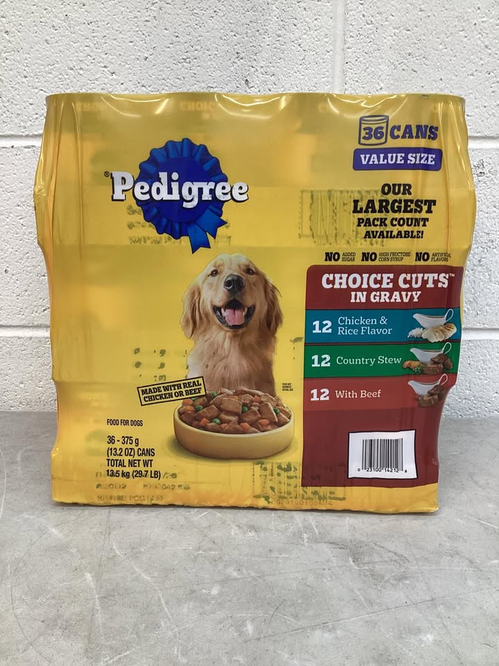 Pedigree Choice Cuts in Gravy Country Stew Chicken Variety Adult Wet Dog Food, 13.2 oz., 36 ct.
