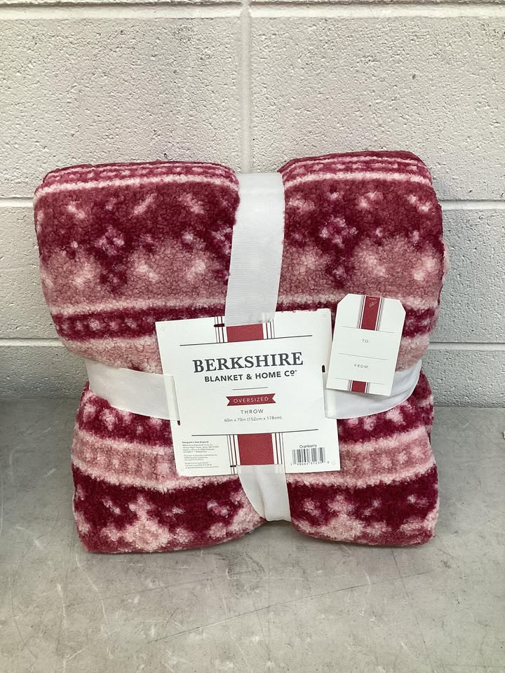 Berkshire Blanket & Home Co. Oversized Throw 60” x 70”