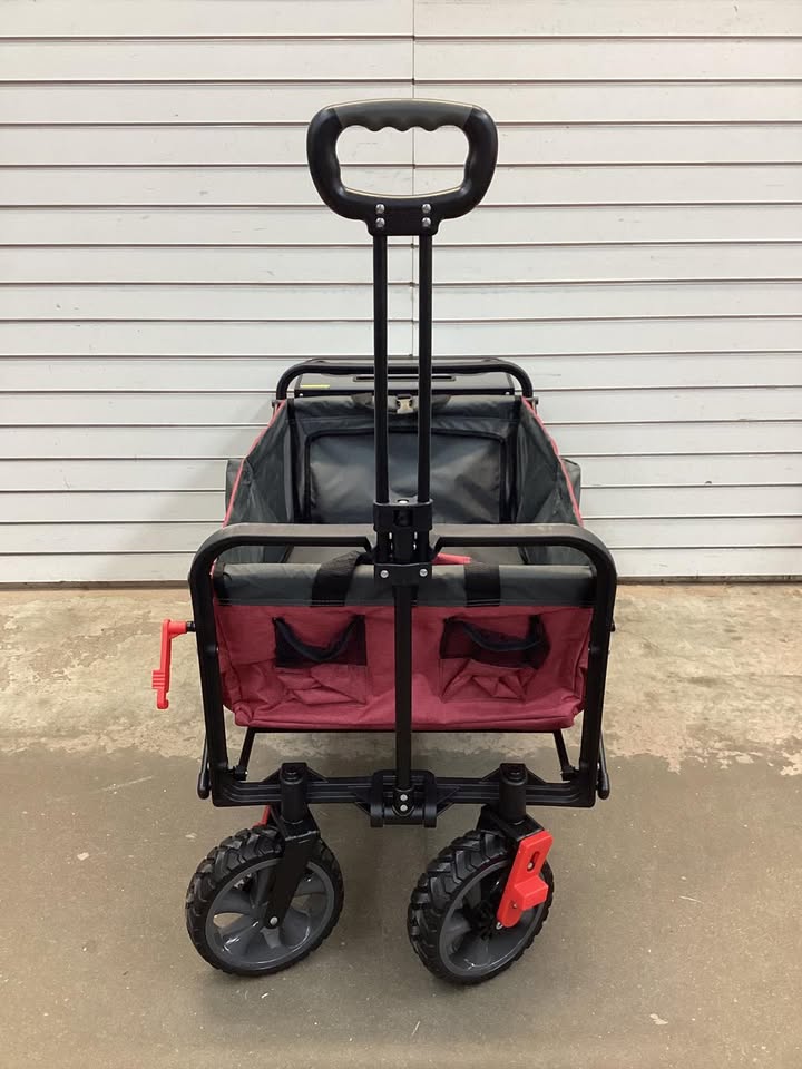 Mac Sports Folding Wagon with Tailgate and Table