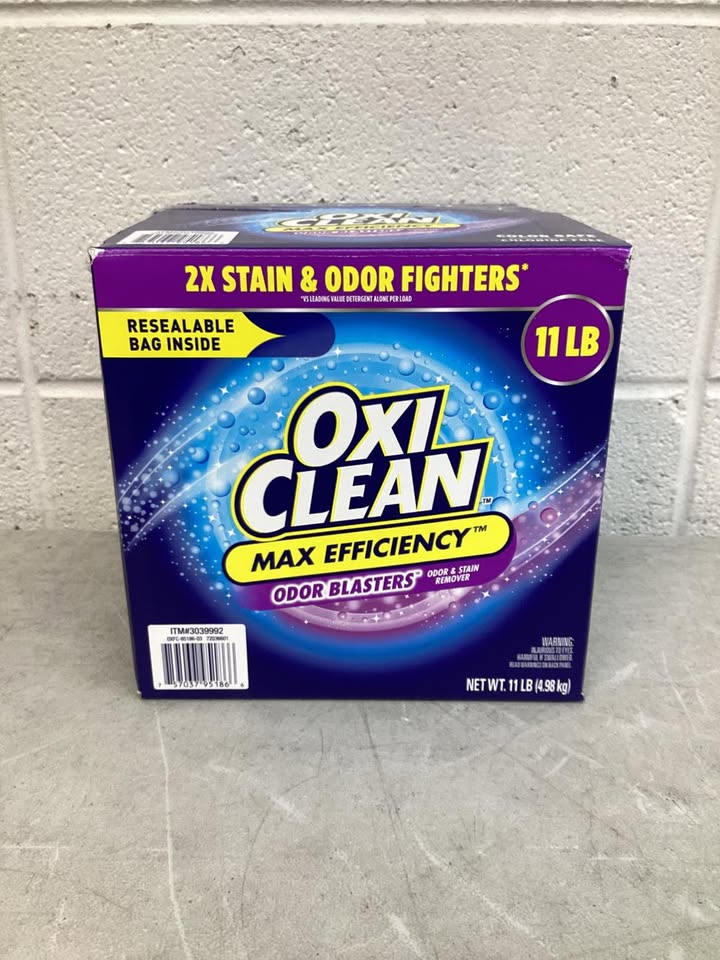 OxiClean Max Efficiency Odor Blasters Laundry Stain Remover Powder, 11 lb.