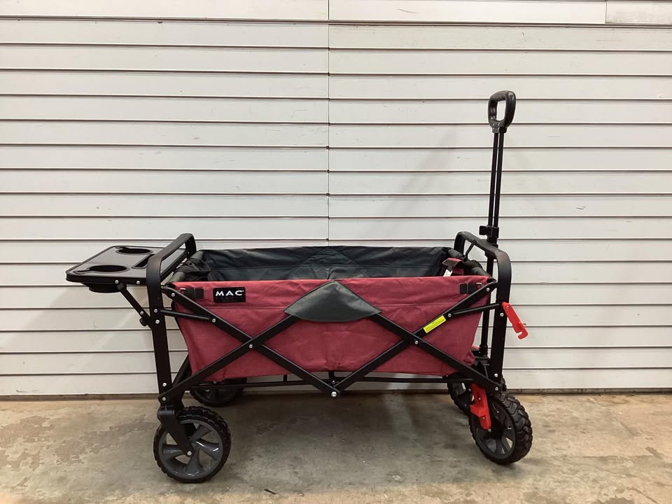 Mac Sports Folding Wagon with Tailgate and Table