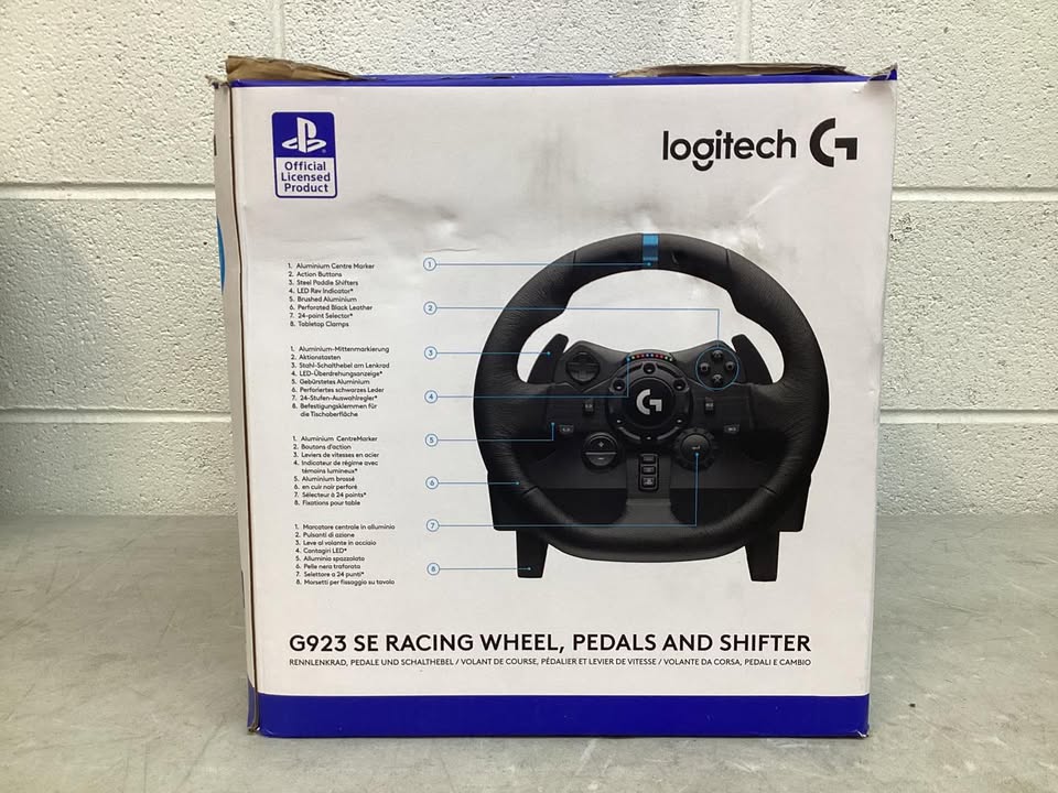 Logitech G923 SE Racing Wheel + Accessories Combo for PlayStation and PC