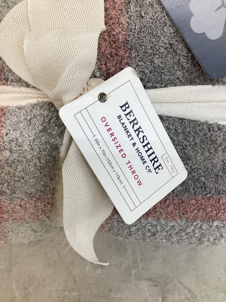 Berkshire Blanket & Home Co. Oversized Throw 60” x 70”