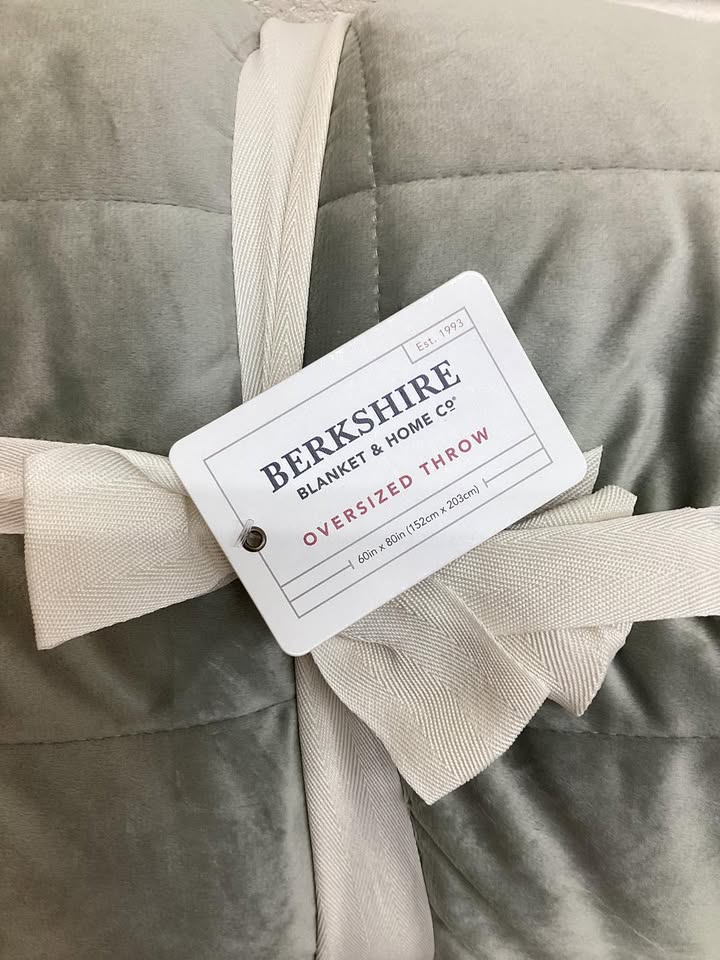 Berkshire Blanket & Home Co. Oversized Throw 60” x 80”