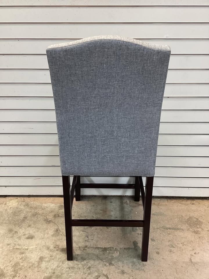 Costway Counter Height Chair with Solid Rubber Wood Frame