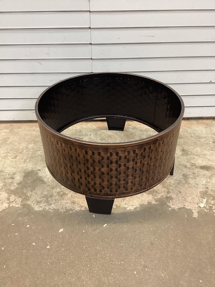Gilbert & Bennett Woven Base Cast Iron Fire Pit