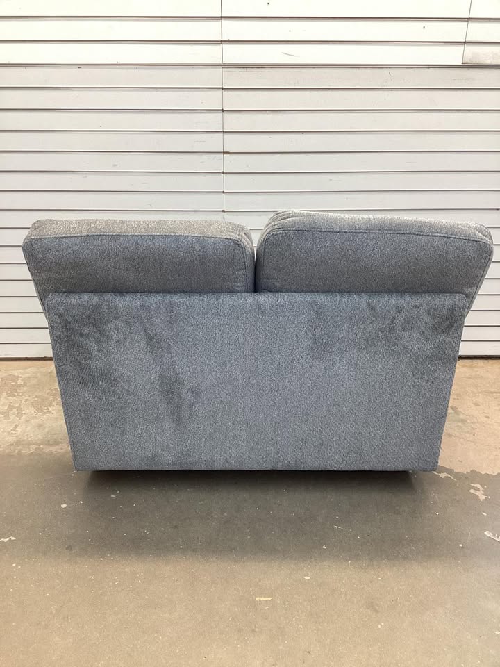 Belffin Grey Fabric Couch with Storage