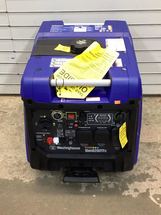 Westinghouse 8,200-Watt Peak 6600 Running Watt Remote Electric Start Tri Fuel Gas, Propane, Natural Gas Powered Inverter Generator with CO Sensor