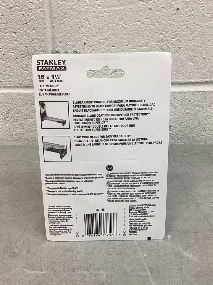 Stanley 16 ft. FATMAX Tape Measure