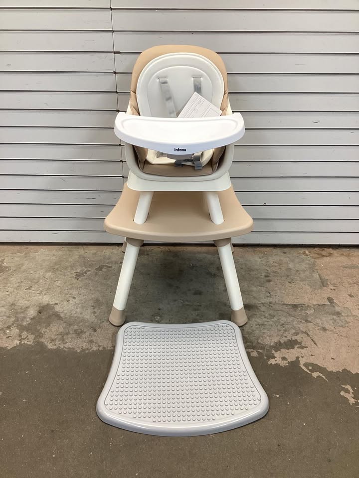 INFANS 8 in 1 Baby High Chair, Convertible Highchair for Babies and Toddlers, Infant Dining Booster Seat