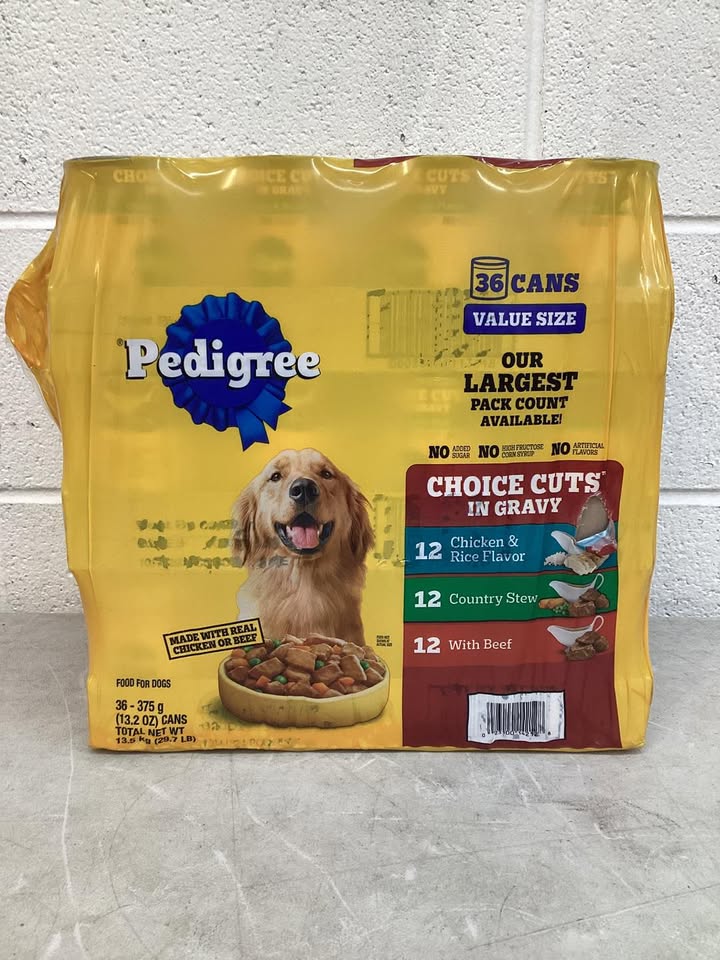Pedigree Choice Cuts in Gravy Country Stew Chicken Variety Adult Wet Dog Food, 13.2 oz., 36 ct.