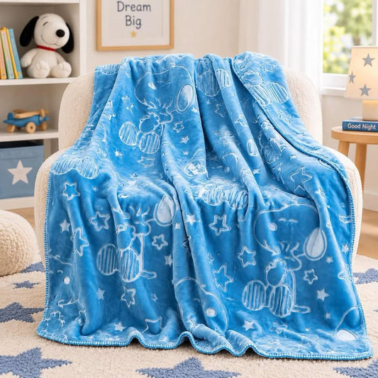 Kids Peanuts Ultra Plush Embossed Throw, 50" x 60"