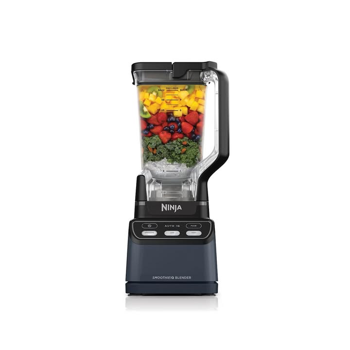 Ninja SMOOTHIEiQ 1400PW Blender, 72-oz XL Pitcher, Auto-iQ Preset