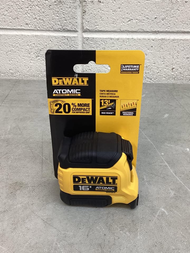 Dewalt 16 ft. x 1-1/8 in. Tape Measure with Finger Brake