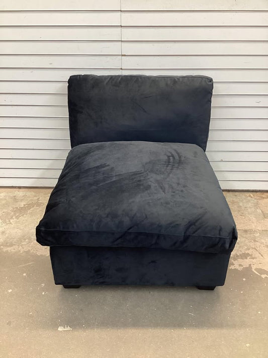 Plush Oversized Seat, Black