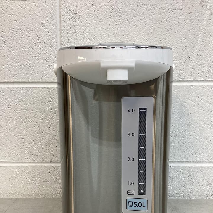 Electric Water Boiler and Warmer 5L/5.28 Qt 304 Stainless Steel Hot Water Dispenser with Rotating Base, Bedroom Decor