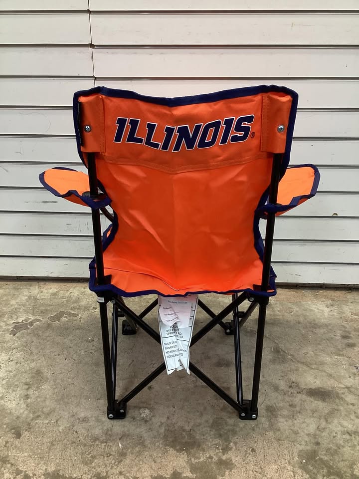 Brand newbLogo Brands Illinois Fighting Illini Youth Chair