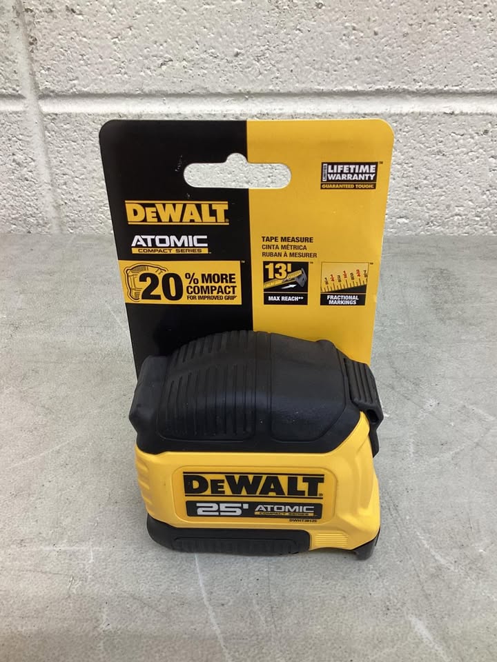 Dewalt 25 ft. x 1-1/8 in. Tape Measure with Finger Brake