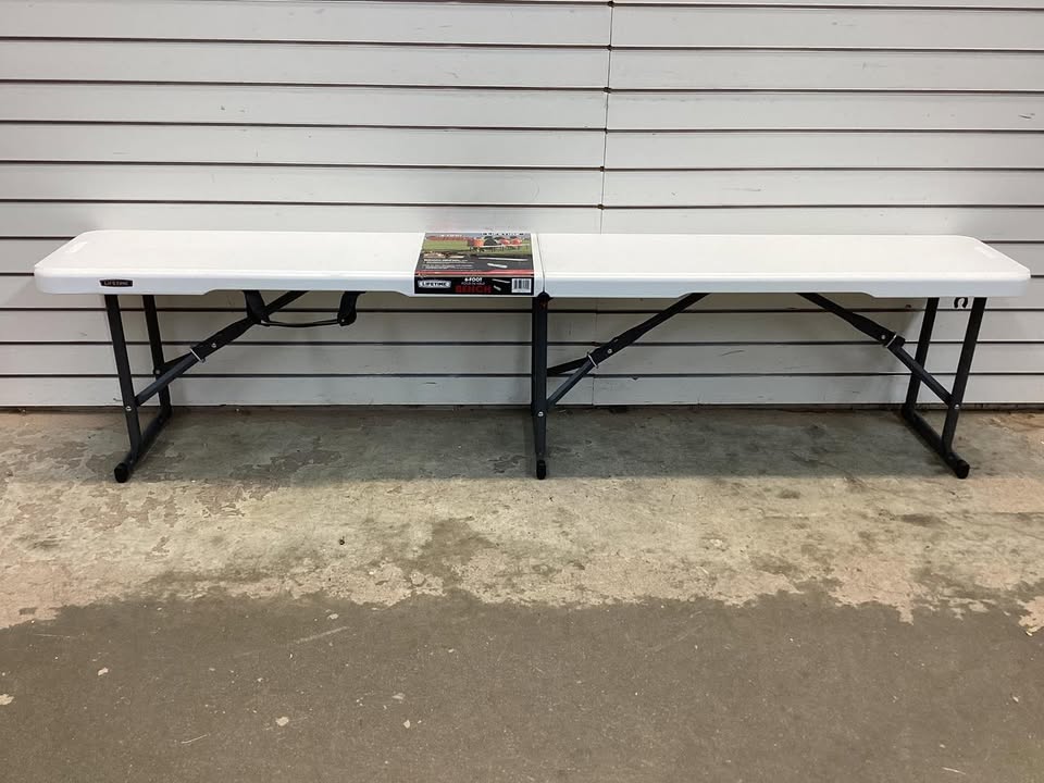 Lifetime 6 Ft. Light Commercial Fold-In-Half Bench