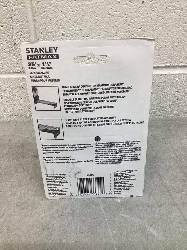 Stanley 25 ft. FATMAX Tape Measure