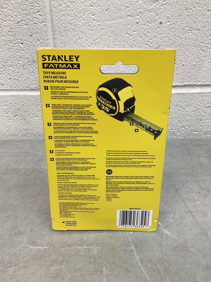 Stanley FATMAX 25 ft. Tape Measure