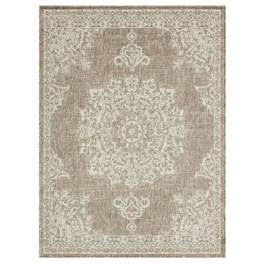 Nicole Miller New York Patio Country Azalea Indoor/Outdoor Area Rug, 7’ x 5’3”