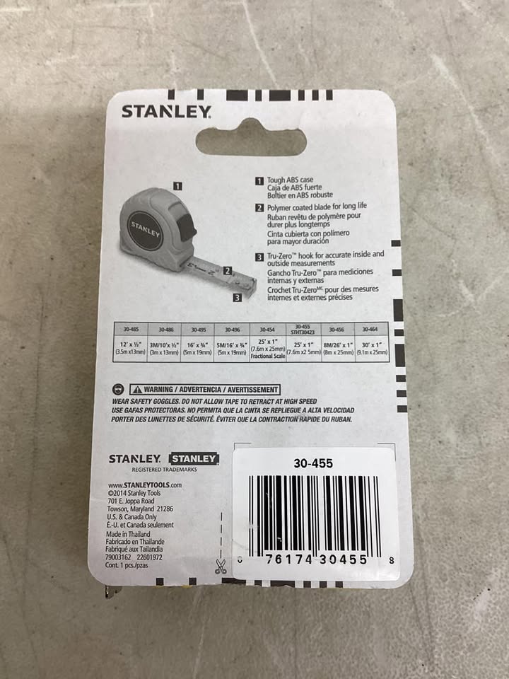 Stanley 25 ft. x 1 in. Tape Measure