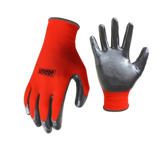 Grease Monkey Nitrile-Coated Work Gloves (15 pk.) Large