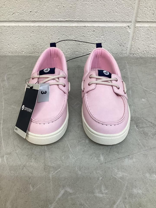 Sperry Girls Boat Shoe Size 3
