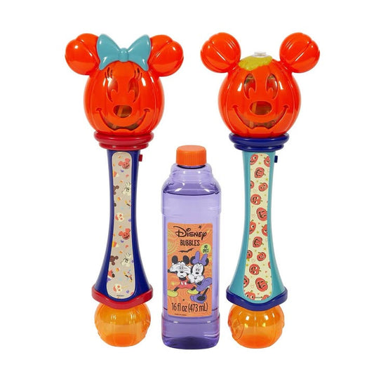 Mickey & Minnie Light-Up Halloween Bubble Wand 2-Pack