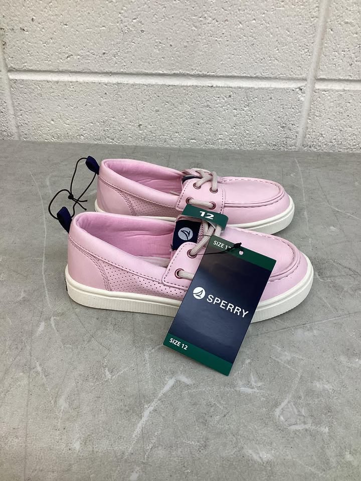 Sperry Girls Boat Shoe Size 12
