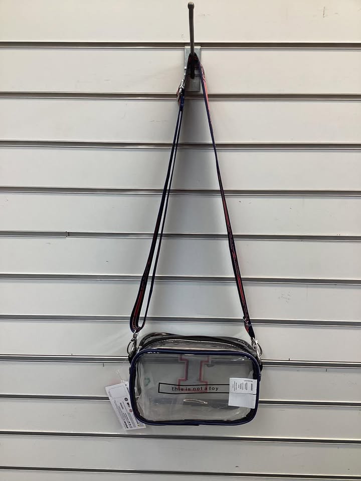 Illinois Fighting Illini Clear Crossbody Bag