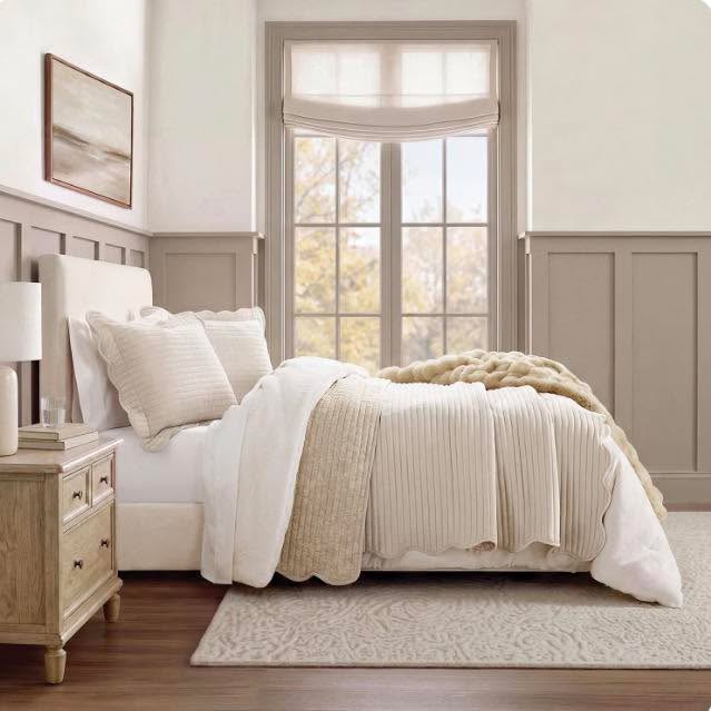 Member’s Mark 3-Piece Chenille Scallop Quilt Set