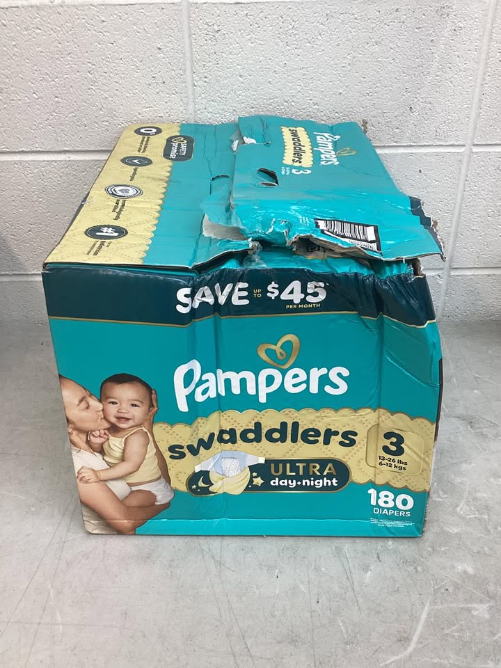 Pampers Swaddlers Ultra Diapers Size 3 180ct