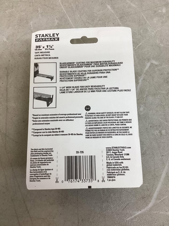 Stanley 35 ft. FATMAX Tape Measure