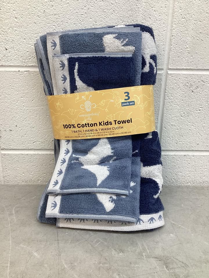 Unapologetically Kid 3-Piece Decorative Bath Towel Set