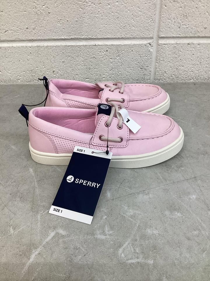 Sperry Girls Boat Shoe Size 1