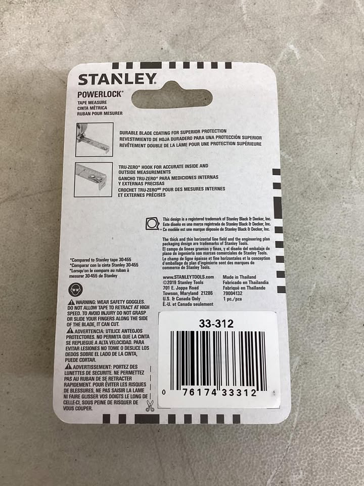 Stanley Powerlock 12 ft. x 3/4 in. Tape Measure