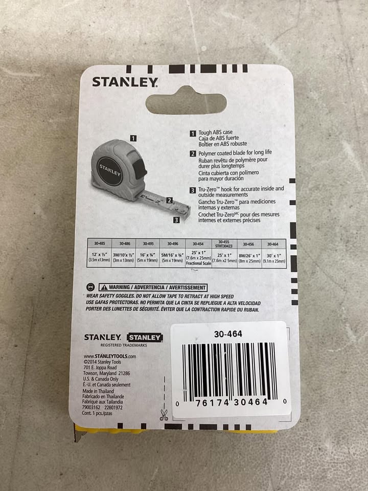 Stanley 30 ft. x 1 in. Tape Measure