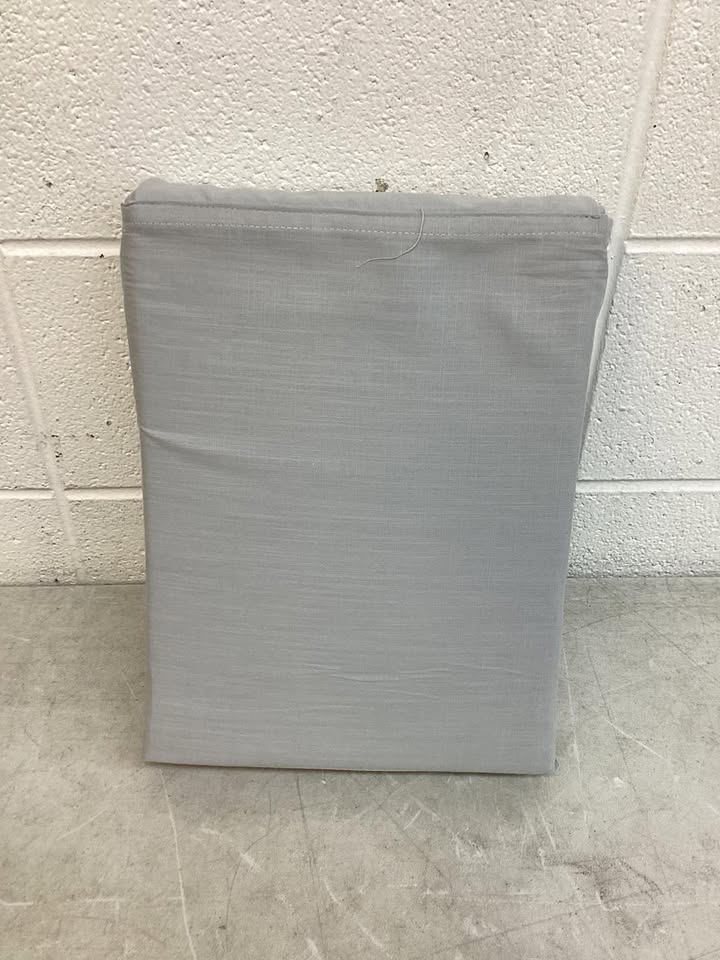 Member's Mark Washed Cotton Textured Sheet Set Grey Size Queen