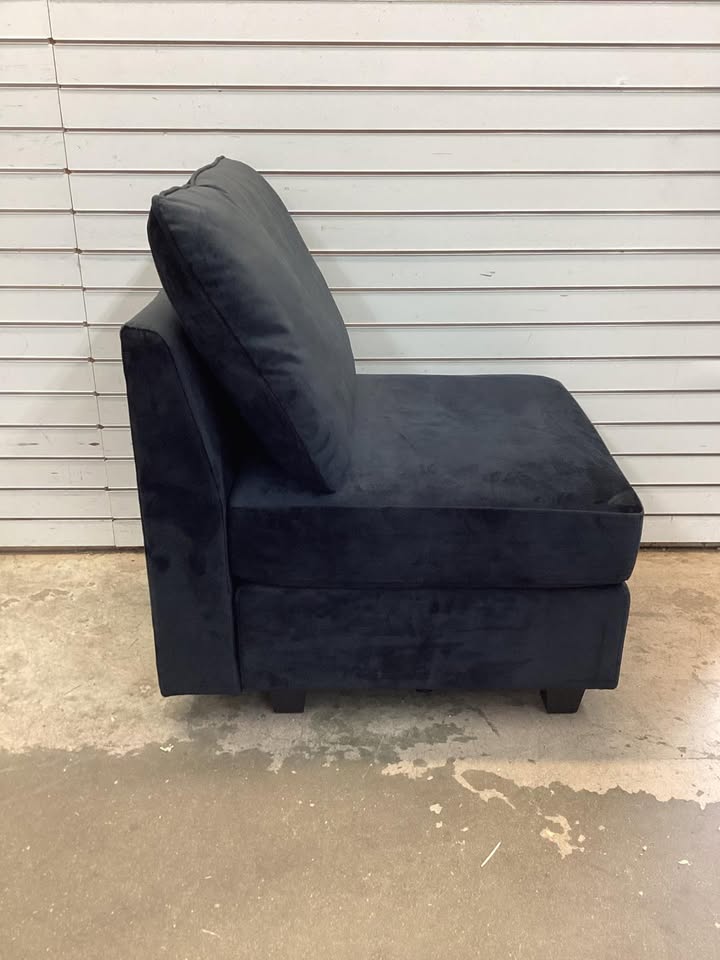 Belffin Armless Single Chair Storage Seat Module