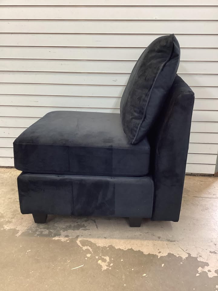 Belffin Armless Single Chair Storage Seat Module