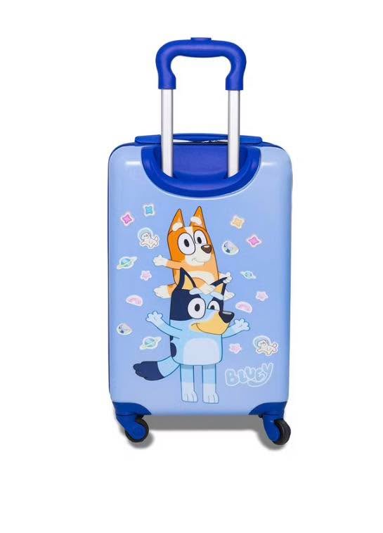 3-Piece Bluey Kids Luggage Set | Rolling Suitcase, Backpack & Luggage Tag