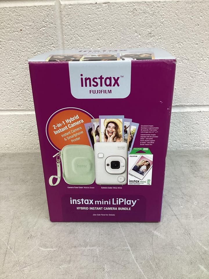 Fujifilm Instax Mini Liplay Hybrid Camera Bundle