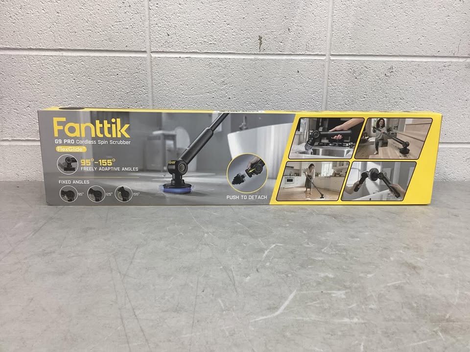 Fanttik Dual-Speed Electric Scrubber with 6 Brush Heads