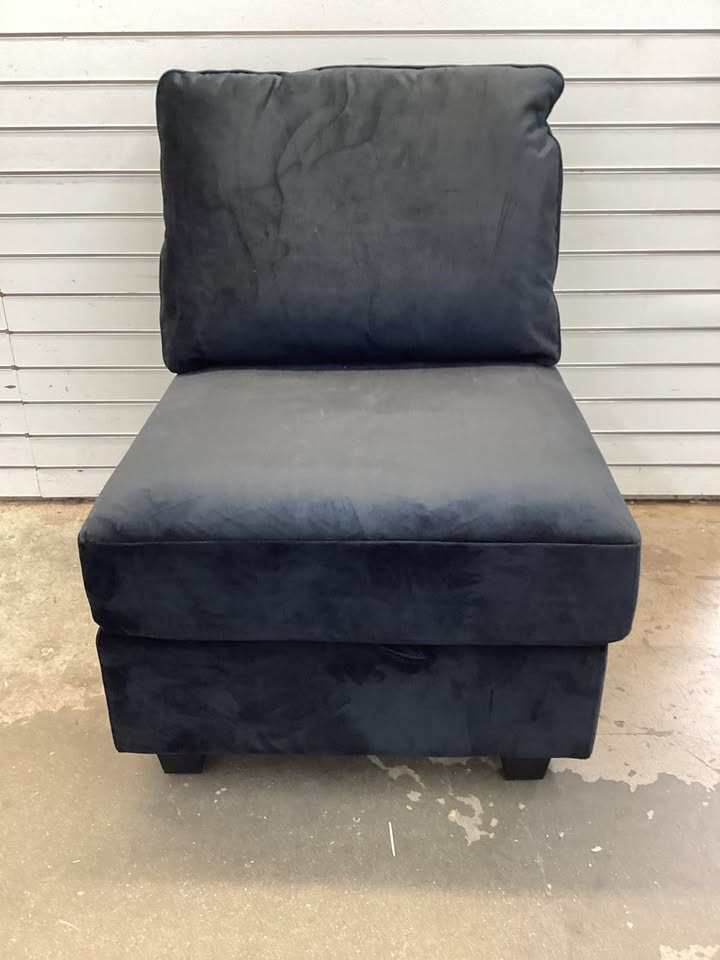 Belffin Armless Single Chair Storage Seat Module