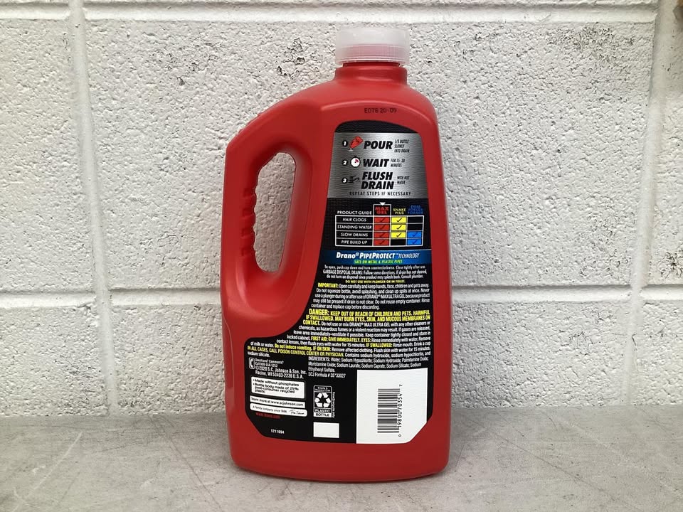 Drano Max Gel Drain Clog Remover, 80 oz