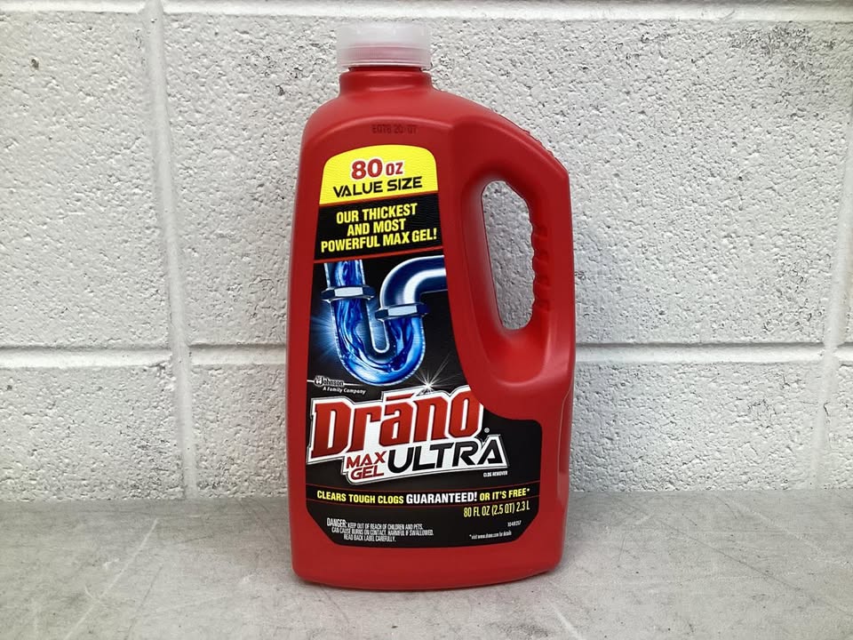 Drano Max Gel Drain Clog Remover, 80 oz