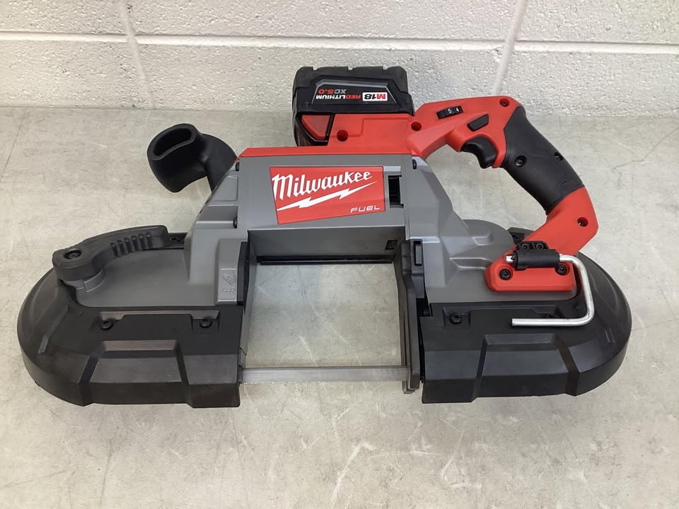 Lightly Used Milwaukee M18 FUEL 18V Lithium-Ion Brushless Cordless Deep Cut Band Saw w/ 5.0 Battery