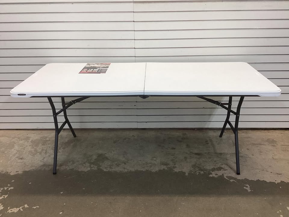 Lifetime 6-Foot Fold-In-Half Table